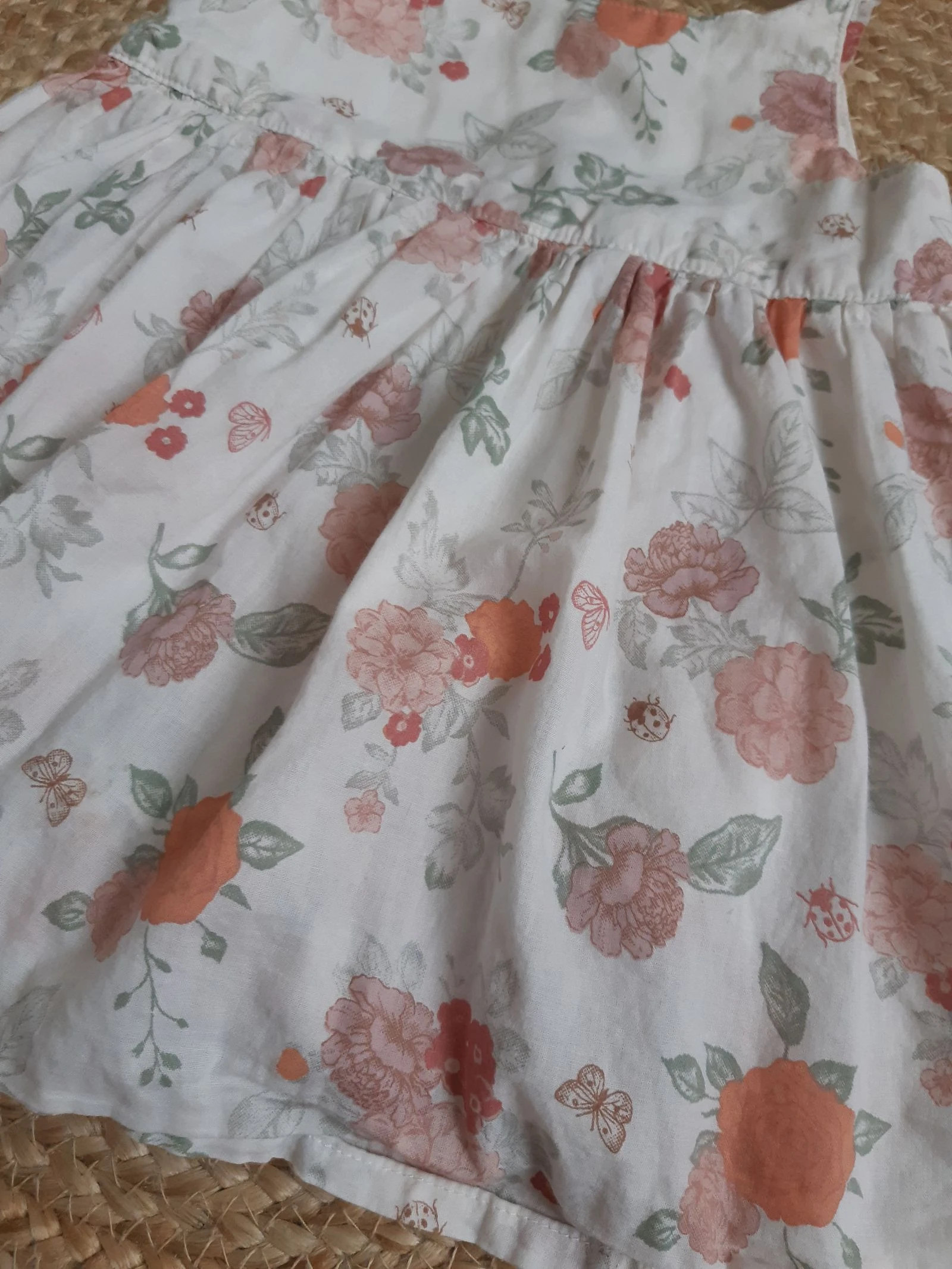 Vestido de flores H&M de 86 cm – photo 3